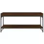 Tavolino Salotto Rovere Marrone 100x49x45 cm Legno Multistrato