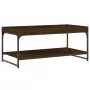 Tavolino Salotto Rovere Marrone 100x49x45 cm Legno Multistrato