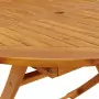 Set da Pranzo per Giardino 5 pz in Legno Massello di Acacia