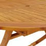 Set da Pranzo per Giardino 5 pz in Legno Massello di Acacia