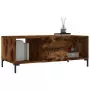 Tavolino da Salotto Rovere Fumo 102x50x40 cm Legno Multistrato