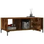 Tavolino da Salotto Rovere Fumo 102x50x40 cm Legno Multistrato