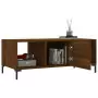 Tavolino Salotto Rovere Marrone 102x50x40 cm Legno Multistrato