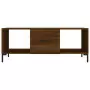 Tavolino Salotto Rovere Marrone 102x50x40 cm Legno Multistrato