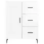 Credenza 69,5x34x90 cm in Legno Multistrato Bianco Lucido