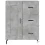 Credenza Grigio Cemento 69,5x34x90 cm in Legno Multistrato