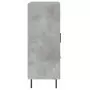 Credenza Grigio Cemento 69,5x34x90 cm in Legno Multistrato