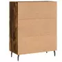 Credenza Rovere Fumo 69,5x34x90 cm in Legno Multistrato