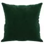 Cuscini Decorativi 2 pz Verde Scuro 40x40 cm in Velluto