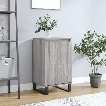 Credenza Grigio Sonoma 40x35x70 cm in Legno Multistrato