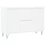 Credenza Bianca 104x35x70 cm in Legno Multistrato