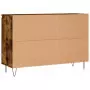 Credenza Rovere Fumo 104x35x70 cm in Legno Multistrato