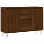 Credenza Rovere Marrone 104x35x70 cm in Legno Multistrato