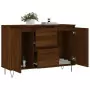 Credenza Rovere Marrone 104x35x70 cm in Legno Multistrato