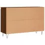 Credenza Rovere Marrone 104x35x70 cm in Legno Multistrato