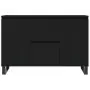 Credenza Nera 104x35x70 cm in Legno Multistrato