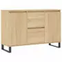 Credenza Rovere Sonoma 104x35x70 cm in Legno Multistrato