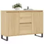 Credenza Rovere Sonoma 104x35x70 cm in Legno Multistrato