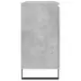 Credenza Grigio Cemento 104x35x70 cm in Legno Multistrato