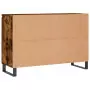 Credenza Rovere Fumo 104x35x70 cm in Legno Multistrato