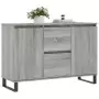 Credenza Grigio Sonoma 104x35x70 cm in Legno Multistrato