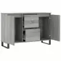 Credenza Grigio Sonoma 104x35x70 cm in Legno Multistrato