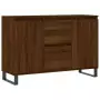 Credenza Rovere Marrone 104x35x70 cm in Legno Multistrato