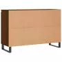 Credenza Rovere Marrone 104x35x70 cm in Legno Multistrato