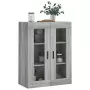 Mobile a Parete Grigio Sonoma 69,5x34x90 cm