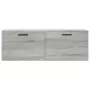 Mobile a Parete Grigio Sonoma 100x36,5x35 cm Legno Multistrato