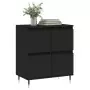 Credenza Nero 60x35x70 cm in Legno Multistrato