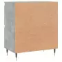 Credenza Grigio Cemento 60x35x70 cm in Legno Multistrato