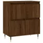 Credenza Rovere Marrone 60x35x70 cm in Legno Multistrato