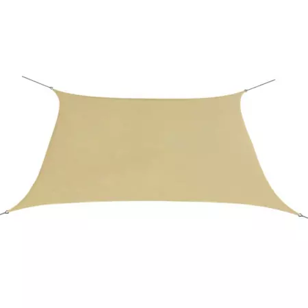 Vela Parasole in Tela Oxford Quadrata 2x2 m Beige