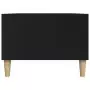 Tavolino da Salotto Nero 90x50x36,5 cm in Legno Multistrato