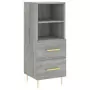 Credenza Grigio Sonoma 34,5x34x90 cm in Legno Multistrato