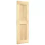 Porta Scorrevole con Set Hardware 70x210 cm Legno Massello Pino