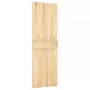 Porta Scorrevole con Set Hardware 70x210 cm Legno Massello Pino