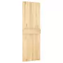 Porta Scorrevole con Set Hardware 70x210 cm Legno Massello Pino