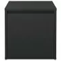 Cassetto Contenitore Nero 40,5x40x40 cm in Legno Multistrato