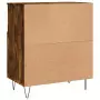 Credenza Rovere Fumo 60x35x70 cm in Legno Multistrato