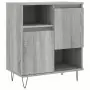 Credenza Grigio Sonoma 60x35x70 cm in Legno Multistrato