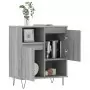 Credenza Grigio Sonoma 60x35x70 cm in Legno Multistrato