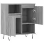 Credenza Grigio Sonoma 60x35x70 cm in Legno Multistrato