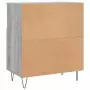 Credenza Grigio Sonoma 60x35x70 cm in Legno Multistrato