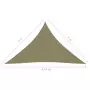 Parasole a Vela Oxford Triangolare 3x3x4,24 m Beige