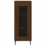 Credenza Rovere Marrone 34,5x34x180 cm in Legno Multistrato