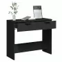 Tavolino Consolle Nero 90x36x75 cm in Legno Multistrato