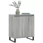 Credenza Grigio Sonoma 60x35x70 cm in Legno Multistrato