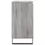 Credenza Grigio Sonoma 60x35x70 cm in Legno Multistrato